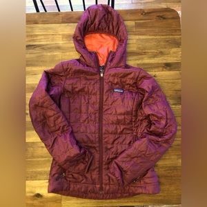 Patagonia Nano Puff Hoodie - Dark Ruby